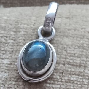 925 Silver Smoky Quartz Crystal Pendant